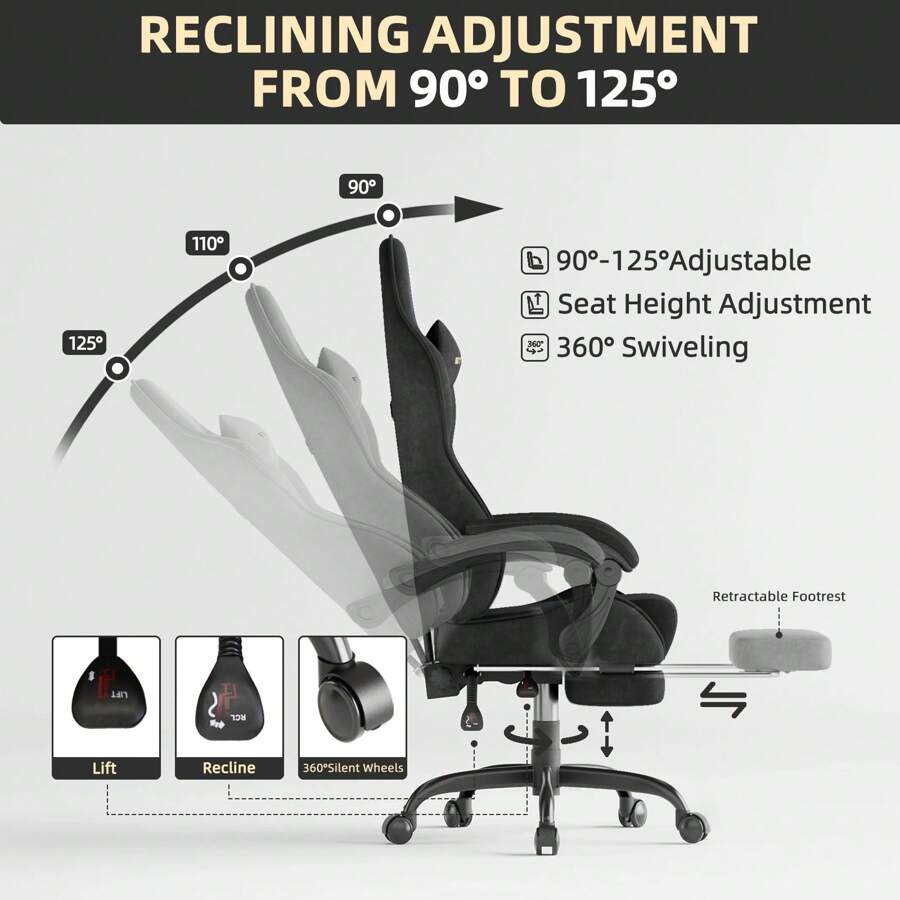 Silla de juego con respaldo al - Esports Gaming Chair reseña y precio